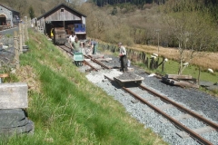 … while alterations have taken place leading to the Carriage Shed, including more ballasting.
