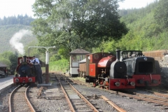 Saturday, 9.9.2023. No. 7 is posed alongside No. 11 as No. 10 is watered before commencing the day's services.