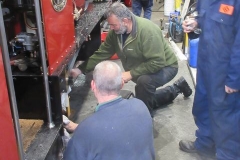 ... where it receives much fuss - but Vince (who largely built the loco) looks very pleased!
