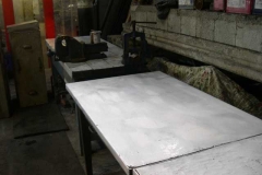 …and has even been painting work benches!