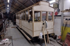 Friday, 7,4,2023. Progress has been made on carriage 24 thanks to the recent efforts of Robin, Zach and Theo.
