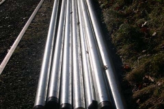 Wednesday, 30.11.2016. A consignment of steel pipes have been delivered for additional loco watering facilities to be installed over the winter.