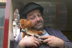 Andrew has taken the staff for an Up train – and affection for a little bear!
