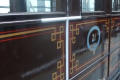 … the section of replacement beading on carriage No. 21 has received paint …