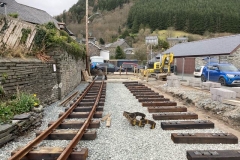 With the loop line complete, work now starts on the platform road