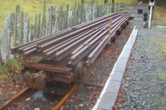 ... and more rails are ready for transporting to Corris.