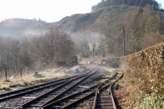 Wednesday, 6.3.2024. After a (rare) frost this morning, the early sun gets the railway steaming!