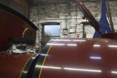 Saturday, 14.11.2020. Trefor has started to remove items from No. 7, ready for its cold boiler exam, even though it has not been steamed since its hot test in June …