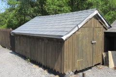 At Maespoeth, Stella's Shed has a new roof ...