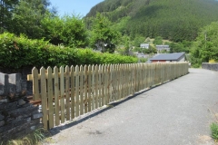 Sunday, 5.6.2023. The fence south of Corris Station has been completed ...