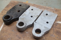 Meanwhile, holes have been drilled in the brake hanger brackets …