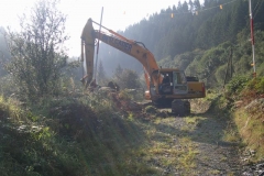 … to re-commence earthworks!
