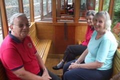 Saturday, 9.6.2018. Some familiar faces are travelling to support Fred & Nell's funeral train …