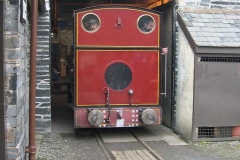 By lunch time, No. 7 emerges from the shed …