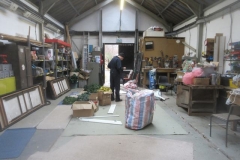 Tuesday, 12.12.2023. Peter sorts out batteries as the Carriage Shed starts ...