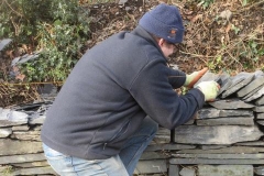 Meanwhile, James has been working on the wall by the Signal Box ...