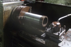 Nearby, buffer shafts have been machined to size ...