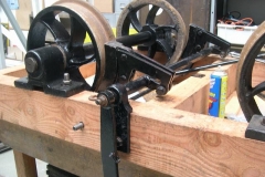 Also yesterday, the brake shafts, etc., were secured on the Heritage waggon underframes …