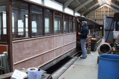 … and Dave is sanding down No. 20 preparatory to painting.