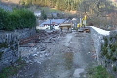 … and the access track to the farm is being tidied up.