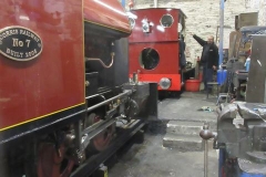 ... and put the loco away, in preparation for its first annual boiler examination.