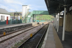 ... following the suspension of train services to Aberystwyth (they were already suspended along the coast line due to on-going works on Barmouth and Dyfi Junction viaducts), with non-standard Control measures to enable 2 car (only) trains to keep operating from Machynlleth to Shrewsbury.