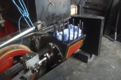 ... and the valve chests lifted to enable new gaskets to be made and fitted (one having blown over the Santa weekend).