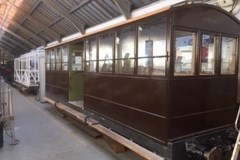 Friday 20.09.2019. Carriage 23 and 24 are "lined" up in the carriage shed. (AB)