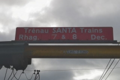 Saturday, 16.11.2019. The gantry sign for our Christmas friend has been erected! (Photo courtesy of Richard Shipman).