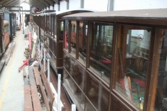 … and the two (temporarily) unlined carriages similarly.