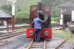 Before putting No. 7 to bed, Trefor has to check the boiler is still there!