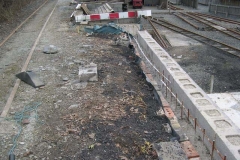 … and the new retaining wall has been back-filled and reinforcement trimmed, all ready for capping in due course.