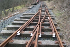 … together with wing rail ends on point work.