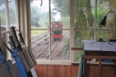 The Signalman's eye view of No. 10 running around on a later train.