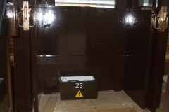 However, just beforehand, Dave had given the vestibule of carriage No. 23 a coat of gloss.