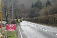 Monday, 19.2.2024. The hedge cutters have arrived to do their annual, superb job on our roadside hedges.