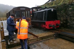 Upon arrival of a later train in Corris, No. 11 runs around ...