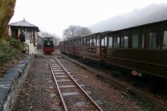 ... culminating in No. 11 emerging to join the passenger train brought up from the Carriage Shed ...