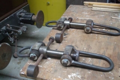 Wednesday, 24.4.2019. Bob finished fabrication of 4 new screw couplings yesterday (one is at the other end of carriage No. 23) …