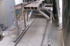... and the fabrication stands are complete, ready to start on a replacement set of steps for the Signal Box.