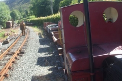 Friday, 5.8.2022. After a wet start, works waggons are shunted around in glorious (and hot!) sunshine ...
