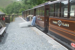 Meanwhile, Dick and Mark are sorting out issues with the disabled access ramps on the carriages ...