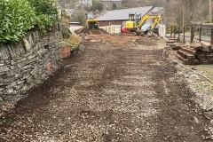 The levelling and clearing progress continues ...