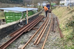 The rail has been dropped and Ben does some final checks as No. 6 heads back home