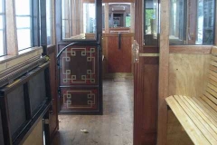 … while by the end of the day, almost the entire North saloon of No. 22 has been varnished.