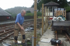 Saturday, 17.7.2020. John has assembled more posts for the new shelter …