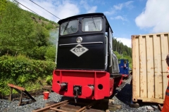 ...before touching down onto Corris Rails.