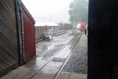 Andrew has brought the train up in more familiar, rainy weather ...