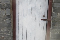 ... and the blistering paint on the S&T Shed door has been cleaned down and given another coat of primer.