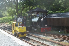 No. 11 is brought out to push No. 4 into the Engine Shed ...